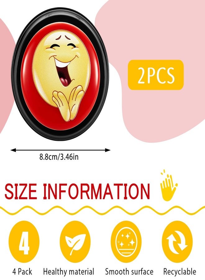 Copkim 2 Pcs Applause Button Funny Easy Button Airhorn Sound Buttons with Applause Noise Maker Buzzer Buttons Applauds When Pressed for Office Sporting Event Dance Party Stress Relief - Image 2